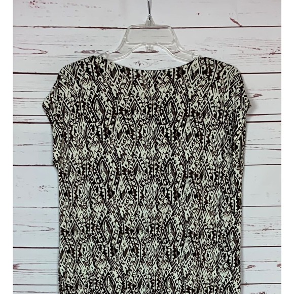 J.Jill Women's XSP Extra Small Petite Brown Boho With Pockets Soft Spring Dress - Picture 10 of 12